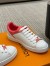 Louis Vuitton Frontrow Sneakers with Pink Monogram Canvas Trim