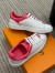 Louis Vuitton Frontrow Sneakers with Pink Monogram Canvas Trim