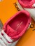 Louis Vuitton Frontrow Sneakers with Pink Monogram Canvas Trim