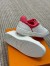 Louis Vuitton Frontrow Sneakers with Pink Monogram Canvas Trim