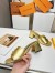 Louis Vuitton Shake Mules 55mm In Gold Metallic Lambskin