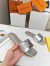 Louis Vuitton Shake Flat Mules In Silver Metallic Lambskin