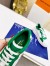 Louis Vuitton Time Out Sneakers with Green Monogram Trim