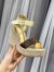 Louis Vuitton Starboard Wedge Sandals in Lambskin and Monogram Canvas