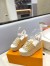 Louis Vuitton Starboard Wedge Sandals In Raffia 