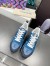 Louis Vuitton Women's Run Away Sneakers In Blue Monogram Denim