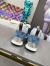 Louis Vuitton Women's Run Away Sneakers In Blue Monogram Denim