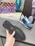 Louis Vuitton Women's Run Away Sneakers In Blue Monogram Denim
