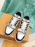 Louis Vuitton Men's LV Trainer Sneakers in Black Denim with Mesh