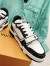 Louis Vuitton Men's LV Trainer Sneakers in Black Denim with Mesh