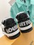 Louis Vuitton Men's LV Trainer Sneakers in Black Denim with Mesh