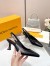 Louis Vuitton Sparkle Slingback Pumps 65mm in Black Leather