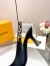 Louis Vuitton Sparkle Slingback Pumps 65mm in Black Leather