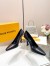 Louis Vuitton Sparkle Pumps 95mm in Black Leather