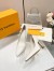 Louis Vuitton Sparkle Pumps 95mm in White Leather