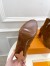 Louis Vuitton Silhouette Ankle Boots in Brown Suede Leather