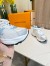 Louis Vuitton Women's Run 55 Sneakers In Blue Materials