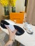 Louis Vuitton Women's Run 55 Sneakers In Blue Materials