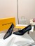Louis Vuitton Sparkle Pumps 65mm in Black Leather