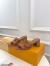 Louis Vuitton LV Isola Slides 45mm in Brown Calfskin