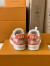 Louis Vuitton Men's LV Trainer Sneakers in Orange Damier Canvas