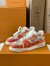 Louis Vuitton Men's LV Trainer Sneakers in Orange Damier Canvas