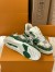 Louis Vuitton Men's LV Trainer Sneakers in Green Damier Canvas