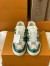 Louis Vuitton Men's LV Trainer Sneakers in Green Damier Canvas