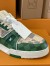 Louis Vuitton Men's LV Trainer Sneakers in Green Damier Canvas
