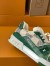 Louis Vuitton Men's LV Trainer Sneakers in Green Damier Canvas