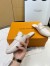 Louis Vuitton LV Capri Open Back Loafers in White Leather