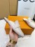 Louis Vuitton LV Capri Open Back Loafers in White Leather