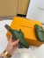 Louis Vuitton LV Capri Open Back Loafers in Green Leather