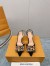Louis Vuitton Blossom Slingback Pumps 75mm with Hairy Bow