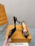 Louis Vuitton Blossom Slingback Pumps 75mm with Hairy Bow