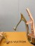 Louis Vuitton Blossom Slingback Pumps 95mm in Gold Leather