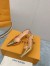 Louis Vuitton Blossom Slingback Pumps 75mm in Gold Leather