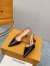 Louis Vuitton Blossom Slingback Pumps 75mm in Black Lambskin