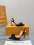 Louis Vuitton Blossom Slingback Pumps 75mm with Black Patent Bow