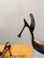 Louis Vuitton Blossom Slingback Pumps 75mm with Black Patent Bow