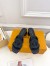 Louis Vuitton LV Isola Slides 45mm in Black Calfskin