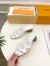 Louis Vuitton LV Isola Slides 45mm in White Calfskin