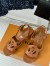 Louis Vuitton LV Isola Sandal 55mm in Brown Calfskin