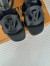 Louis Vuitton LV Isola Sandal 55mm in Black Calfskin