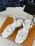 Louis Vuitton LV Isola Sandal 55mm in White Calfskin