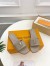Louis Vuitton LV Capri Slides in Grey Calfskin