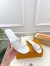 Louis Vuitton LV Capri Slides in White Calfskin