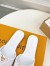 Louis Vuitton LV Capri Slides in White Calfskin