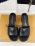 Louis Vuitton LV Capri Mules 45mm in Black Leather