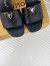 Louis Vuitton LV Capri Mules 45mm in Black Leather